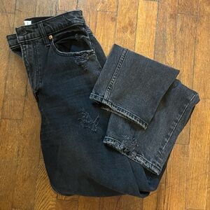 Abercrombie 90s Straight Ultra High Rise Curve Love Jeans